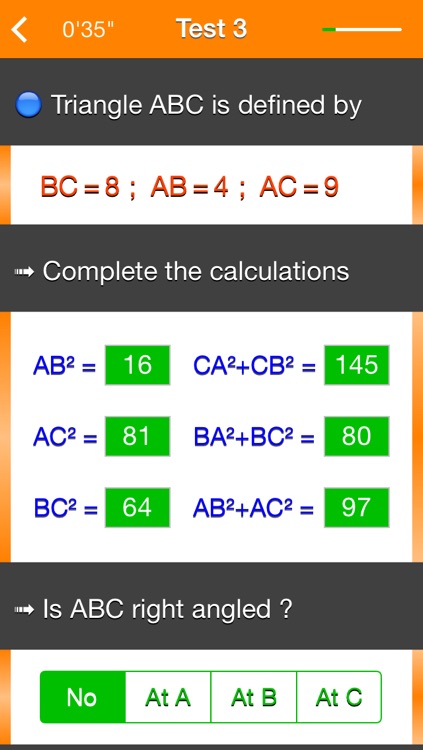 Pythagorean Theorem and its Converse screenshot-3