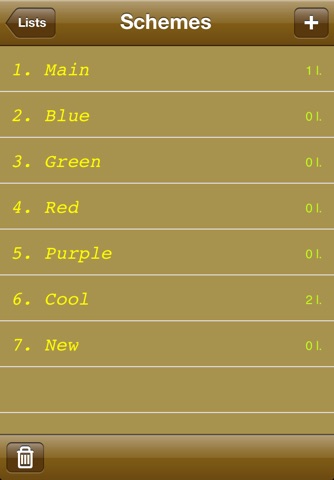 Color Lists Lite screenshot 3