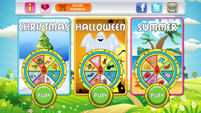 Talking Holidays Wheel: Christmas Halloween Summer(圖1)-速報App