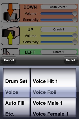 MotionDrum Lite screenshot 3