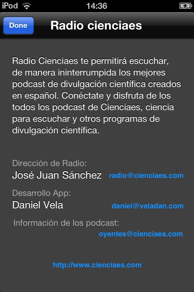 cienciaes radio screenshot 2