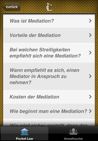 LC Mediation screenshot 2