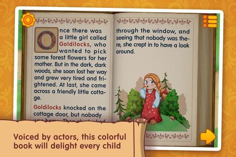 Goldilocks and the three bears: WonderBook. screenshot 4