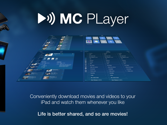 MCPlayer HD Pro wireless video player for iPad to play video(圖5)-速報App