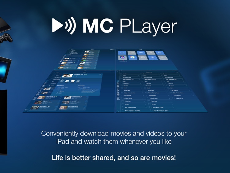MCPlayer HD Pro wireless video player for iPad to play videos without copying screenshot-4
