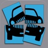 Car Scramblers - a tile puzzle with pictures of automobiles