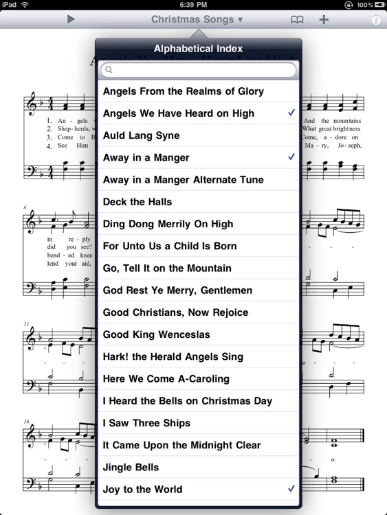 Christmas Songbook PD