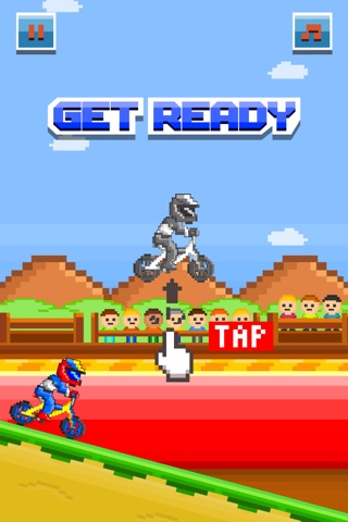 Bike Racers Game - Free 8-bit Pixel Retro Bikes Racing Games screenshot 2