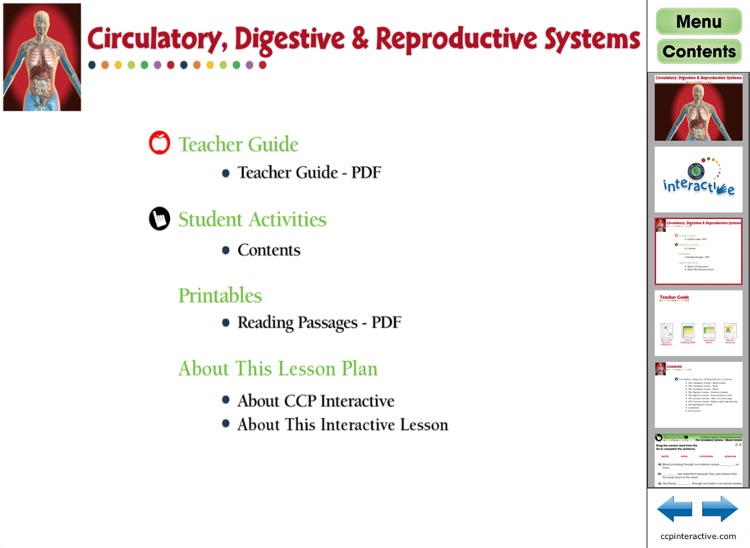 Circulatory, Digestive & Reproductive Systems - Free CH1