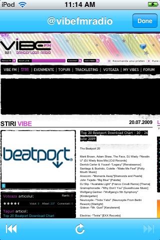 Vibe FM screenshot 2