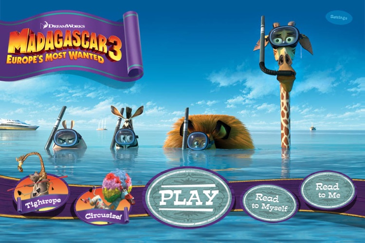 Madagascar 3 Movie Storybook Deluxe