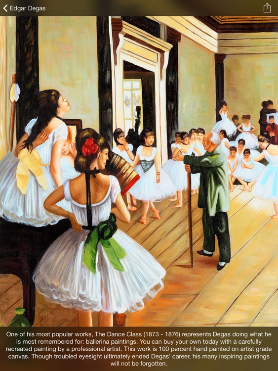 Painting Gallery HD for iPad - Leonardo da Vinci , Edgar Degas , Hieronymus Bosch , Sandro Botticelli