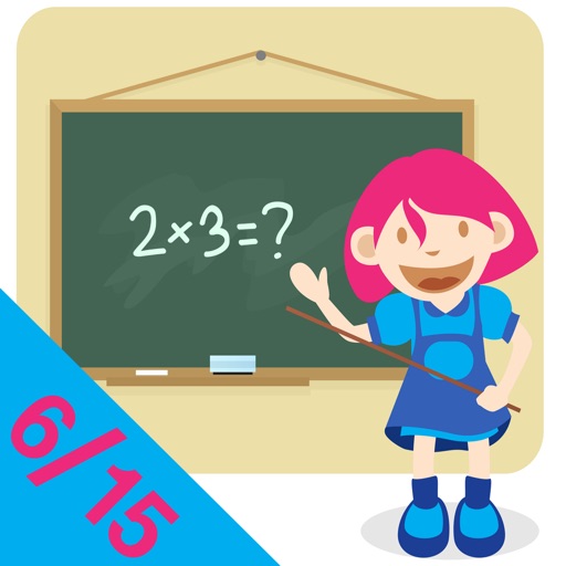 Fun With Numbers 6/15 - Simple Multiplication Educational Game icon