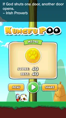 Game screenshot Kung Fu Poo - Tiny Flying Panda hack