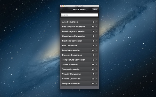 Mila's Tools - Unit Converter