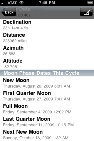 Clever Moon and Sun Calculator screenshot 3