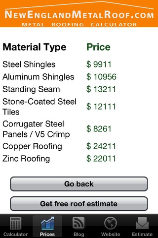 Metal Roofing Calculator screenshot 2