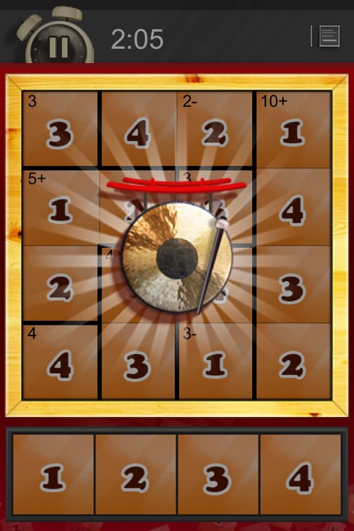 a red yukendo - Sudoku / KenKen variant screenshot-3