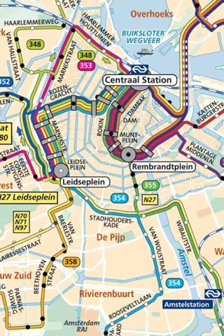 Amsterdam travel guide Amsterdam map offline, Holland FYRA GVB bus Amsterdam tram tourist attractions, metro Amsterdam underground, i amsterdam train maps screenshot 2