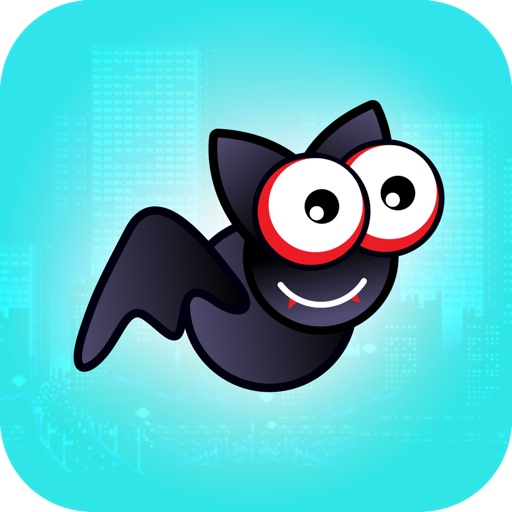 Black Bat - Multiplayer flappy in the Night City iOS App