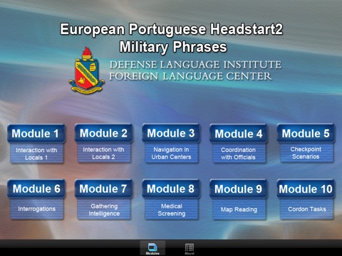 Headstart2 European Portuguese Military Phrases screenshot 2