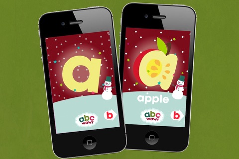abc WOW Christmas! LITE - FREE Holidays Alphabet Flash Cards & Letters Song - Interactive Xmas ABCs for Holiday Learning screenshot 2