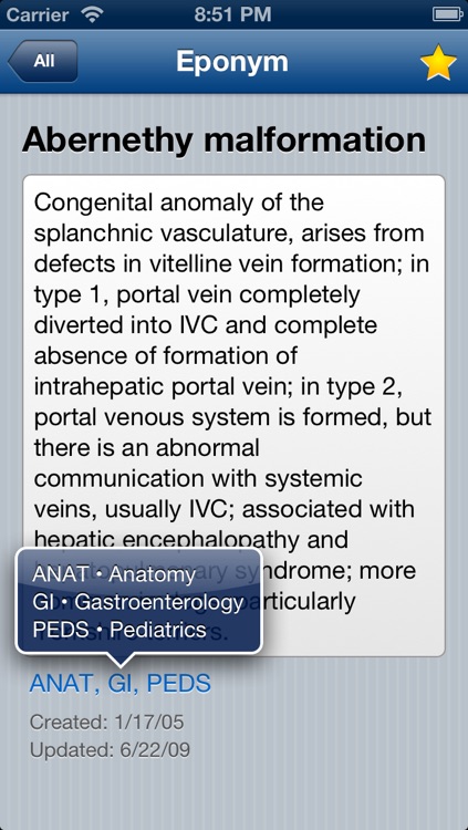 Eponyms (for students) screenshot-3