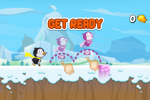 Adventures in Ice World 2 - Runing and Fishing Penguin screenshot 2
