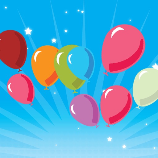 Pop Balloons For Kids Icon