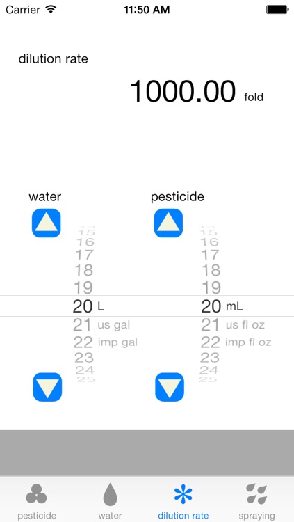 Agrochemical Calculator for iPhone screenshot-3