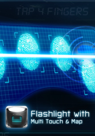 Flashlight with Multi-Touch & Map screenshot 2