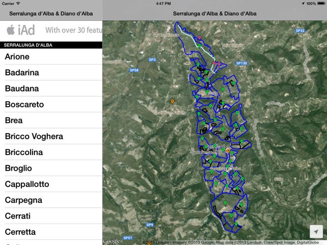 Serralunga & Diano d'Alba Wine Map Free