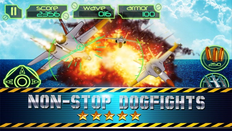 Norad Frontline Fighter Jet Defence: 3D airplane blast & shoot game