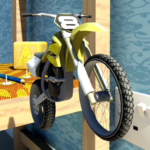 Toy Stunt Bike Free Icon