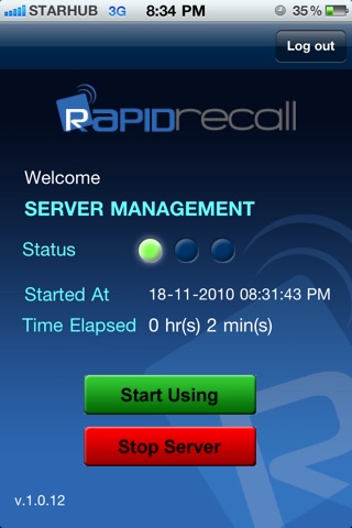 RapidRecall screenshot 2