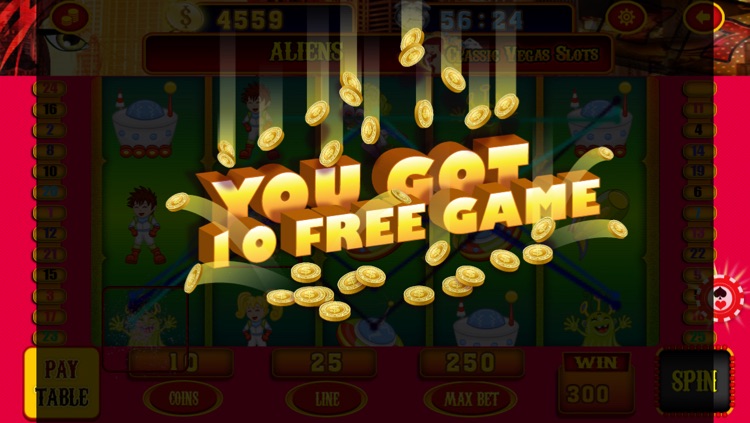 Aliens 777 Mega Vegas Casino Slots Machine Edition - Lucky Sin City Simulation Slot Game