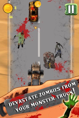 An Offroad Monster Truck Zombie Escape - Pro screenshot 3