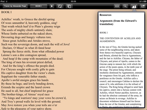 Homer: Iliad for iPad screenshot 4