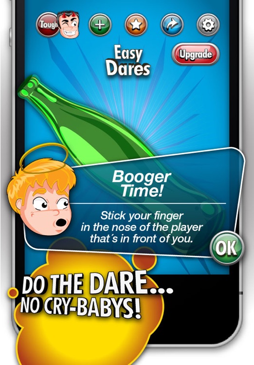 Spin 'n Dare-Spin the Bottle. The best dare game for you party. Laugh for hours. Free!