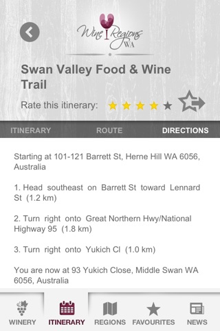 Wine Regions WA screenshot 2