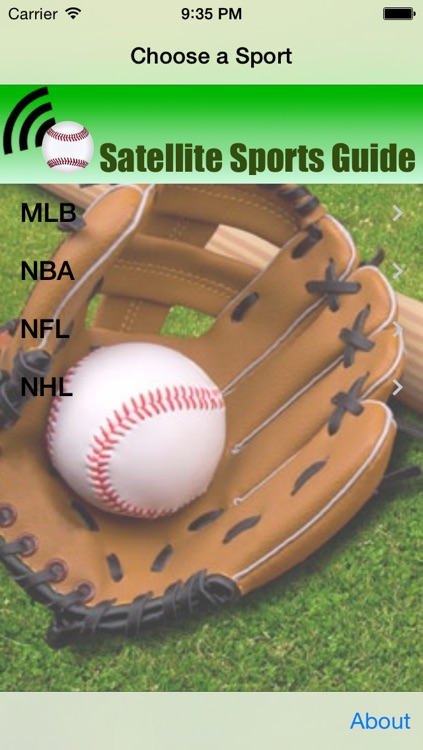 Satellite Sports Guide for Sirius XM