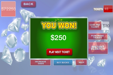 Awesome Lottery Scratcher with Slot Machine Bonus screenshot 2