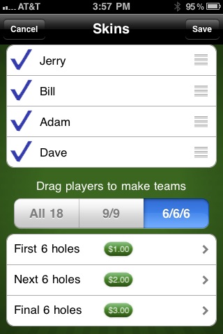 Golf Betting screenshot 2