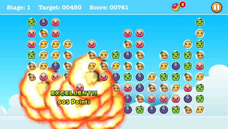 Burst Fruits Mania! - Tap Match Puzzle Blast!
