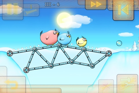 Fat Birds Build a Bridge! HD screenshot 3