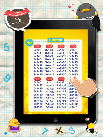 Penguin Multiplication For iPad screenshot 2