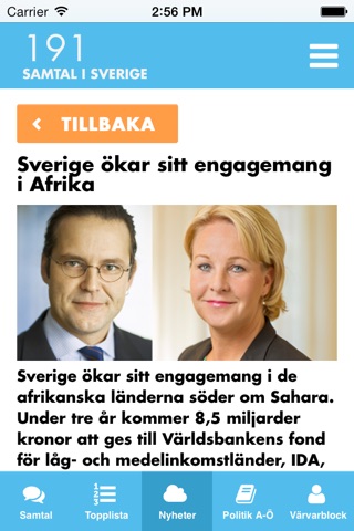 Hallå Sverige screenshot 2