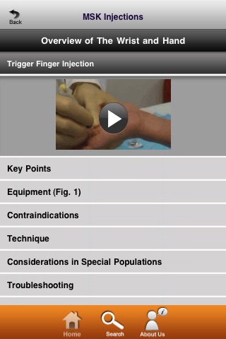MSK Injections screenshot 2