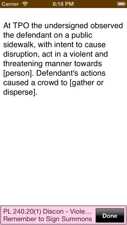 Common Summonsable Offenses screenshot-3