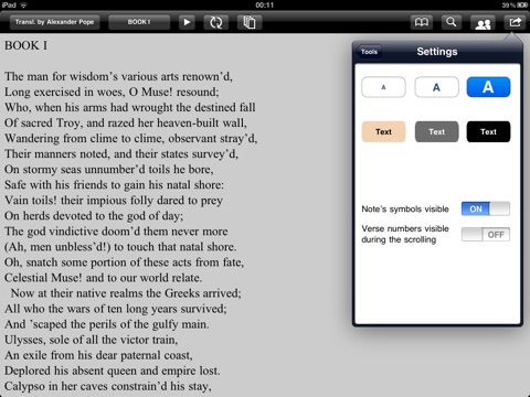 Homer: Odyssey for iPad screenshot 4